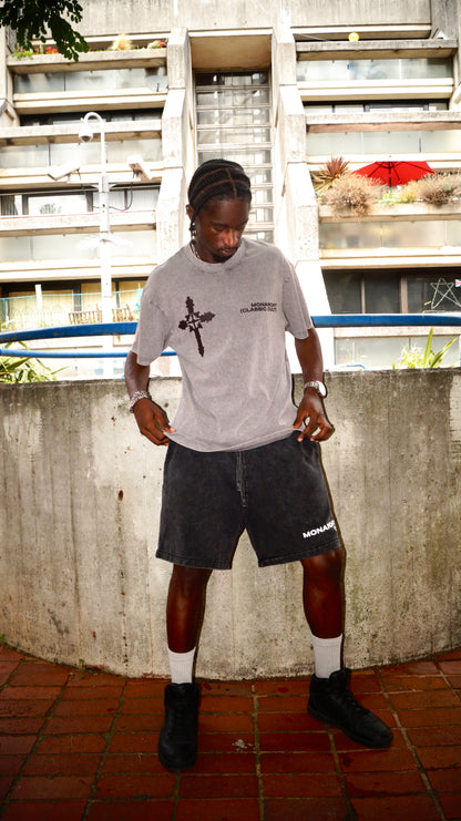 DUAL LOGO CROSS T-SHIRT